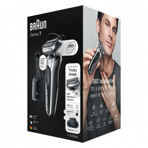 Braun Series 7 71-S7200cc Wet&Dry borotva SmartCare tisztító- és töltőegységgel ezüst-fekete