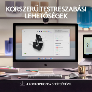 Logitech MX Master 3S Machez készült vezeték nélküli egér űrszürke (910-006571)