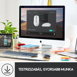 Logitech MX Anywhere 3 for Mac vezeték nélküli bluetooth egér Pale Grey (910-005991)