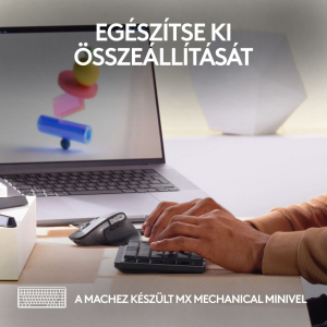 Logitech MX Master 3S Machez készült vezeték nélküli egér űrszürke (910-006571)