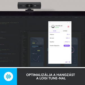 Logitech Zone Vibe 100 zajszűrős mikrofonos vezeték nélküli headset szürke (981-001213)