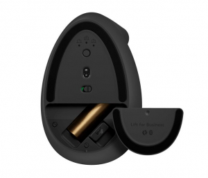 Logitech Lift for Business jobbkezes függőleges ergonómikus vezeték nélküli egér grafitszürke (910-006494)