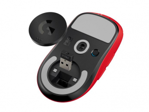 Logitech G PRO X SUPERLIGHT vezeték nélküli gaming egér piros (910-006785 / 910-006784)