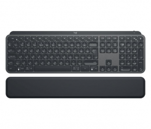 Logitech MX Keys vezeték nélküli német (Qwertz) billentyűzet kéztámasszal (920-009404)