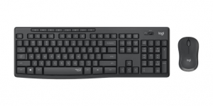 Logitech MK295 Silent vezeték nélküli billentyűzet német (Qwertz) + egér grafitszürke (920-009819)
