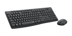 Logitech MK295 Silent vezeték nélküli billentyűzet német (Qwertz) + egér grafitszürke (920-009819)