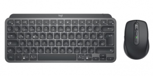 Logitech MX Keys Mini vezeték nélküli Deutsch (Qwertz) billentyűzet grafitszürke + MX Anywhere 3 egér (920-011054)