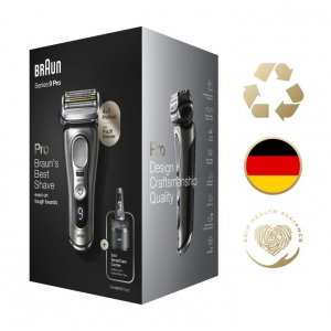 Braun Series 9 Pro 9465cc Wet&Dry borotva 5az1-ben SmartCare tiszt&iacute;t&oacute;- &eacute;s t&ouml;ltőegys&eacute;ggel &eacute;s utaz&oacute;tokkal