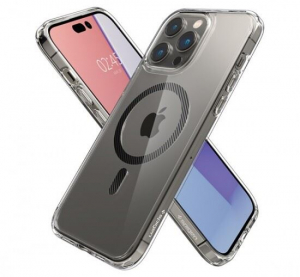Spigen Ultra Hybrid Mag Apple iPhone 14 Pro Carbon Fiber MagSafe tok fekete (ACS04971)