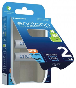 Panasonic Eneloop 1.2V AA 2000mAh akku (2db) (BK-3MCDE/2BE)