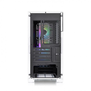 Thermaltake Divider 170 TG Snow ARGB t&aacute;p n&eacute;lk&uuml;li ablakos MicroATX h&aacute;z feh&eacute;r-fekete (CA-1S4-00S6WN-00)