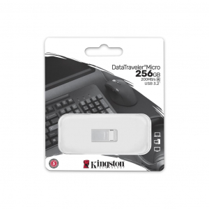 Pen Drive 256GB Kingston DataTraveler Micro USB3.2 A ezüst (DTMC3G2/256GB)
