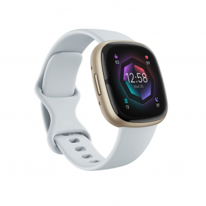 Fitbit sense 2 aktivitásmérő Blue Mist/Soft Gold Aluminum (FB521GLBM)