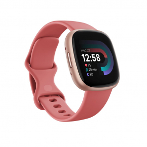 Fitbit versa 4 okosóra Pink Sand / Copper Rose Aluminum (FB523RGRW)