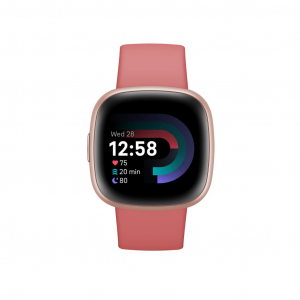 Fitbit versa 4 okosóra Pink Sand / Copper Rose Aluminum (FB523RGRW)