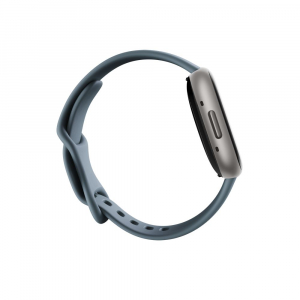 Fitbit versa 4 okosóra Waterfall Blue / Platinum Aluminum (FB523SRAG)