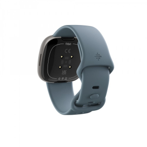 Fitbit versa 4 okosóra Waterfall Blue / Platinum Aluminum (FB523SRAG)