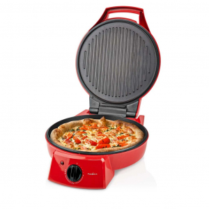 Nedis FCPM100FRD pizza- &eacute;s grills&uuml;tő piros