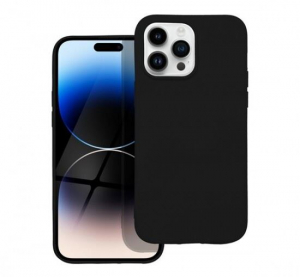 Forcell Szilikon LITE Apple iPhone 14 Pro Max hátlap tok fekete (67645)
