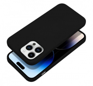Forcell Szilikon LITE Apple iPhone 14 Pro Max hátlap tok fekete (67645)