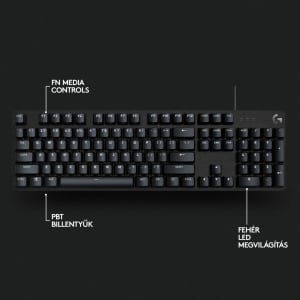 Logitech G413 SE mechanikus Gaming US billentyűzet fekete (920-010437)