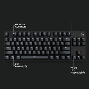 Logitech G413 TKL SE mechanikus Gaming US billentyűzet fekete (920-010446)