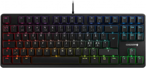 Cherry G80-3000N RGB TKL mechanikius US/EU billentyűzet fekete (G80-3833LWBEU-2)