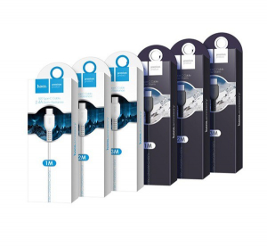 HOCO X20 adatátvitel adatkábel és töltő (USB - Type-C, gyorstöltés támogatás, 200cm, törésgátló) FEKETE (X20_TYPE-C_2M_B)