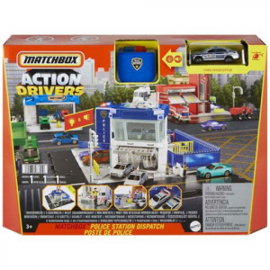 Mattel Matchbox rendőrkapitányság nagy pálya szett (HBD74/HHW22)