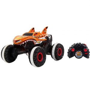 Mattel Hot Wheels Monster Trucks távirányítós terepmászó Tiger Shark járgány 1:15 (HGV87)