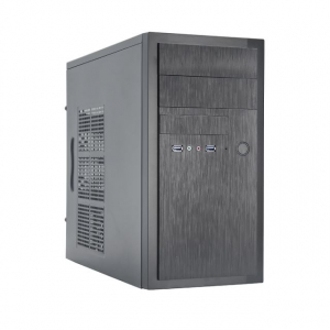 Chieftec HT-01B-350GPB mATX ház 350W-os tápegységgel fekete