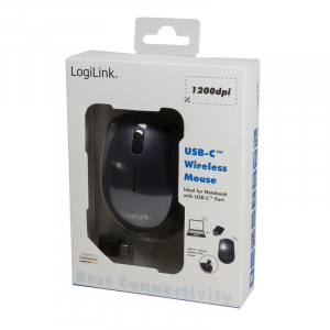 LogiLink ID0160 vezeték nélküli egér USB-C csatlakozós vevőegységgel