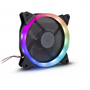 Inter-Tech Argus RS-051 RGB h&aacute;z hűtő ventil&aacute;tor 12cm (88885508)