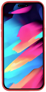 JT Berlin Steglitz Silikon Case Apple iPhone 14 Pro tok piros (10896)