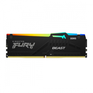 16GB 5200MHz DDR5 RAM Kingston Fury Beast RGB CL40 (2x8GB) (KF552C40BBAK2-16)