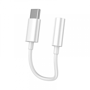 Vipfan L08 USB-C és mini jack 3.5mm AUX kábel 10cm fehér (L08)
