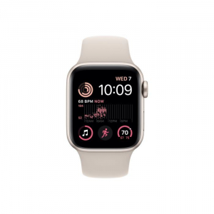 Apple Watch SE (2022) GPS 40mm csillagfény alumíniumtok, csillagfény sportszíj (MNJP3CM/A)