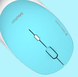 Meetion R570 vezeték nélküli csendes egér ciánkék (MT-R570CY)