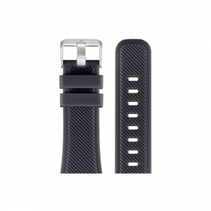 MyKronoz 22mm-es gumiszíj fekete (MY22MMBKSLE)