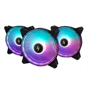 Chieftec Nova NF-3012-RGB ház hűtő ventilátor szett 12cm