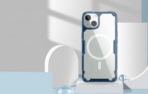 Nillkin Nature TPU Pro Magnetic Apple iPhone 13 hátlap tok kék (038413)