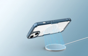 Nillkin Nature TPU Pro Magnetic Apple iPhone 13 hátlap tok kék (038413)