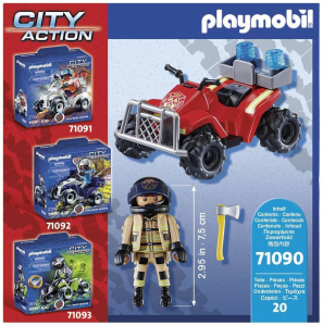 Playmobil® City Action Tűzoltó Speed Quad (71090)