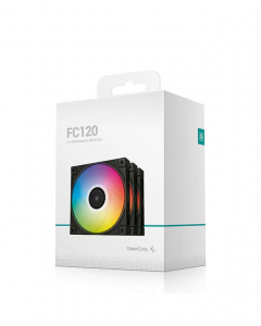 Deepcool FC120-3 IN 1 ház hűtő ventilátor 3db fekete (R-FC120-BKAMN3-G-1)