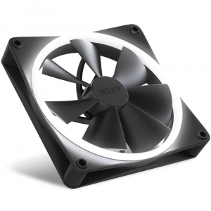 NZXT F140 RGB ház hűtő ventilátor 14cm fekete (RF-R14SF-B1)