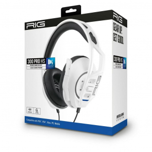 Nacon RIG 300 PRO HS gaming headset feh&eacute;r (RIG300PROHSW)