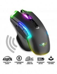 Spirit Of Gamer ELITE-M70 vezeték nélküli egér fekete (S-EM70RF)
