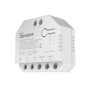 Sonoff Dual Lite R3 két áramkörös Wi-Fi-s okosrelé (SON-REL-DUALITE-R3)