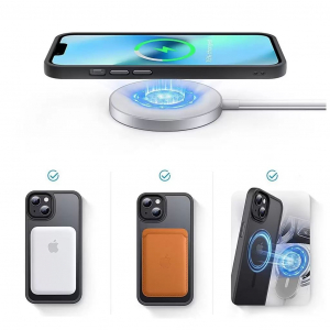 Tech-Protect MAGMAT Magsafe Apple iPhone 14 tok átlátszó fekete(925467)