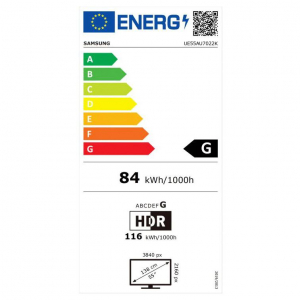 Samsung UE55AU7022KXXH 55" Crystal UHD 4K Smart TV 2021